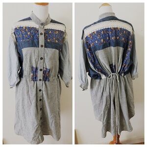 {Free People} Patchwork Tunic